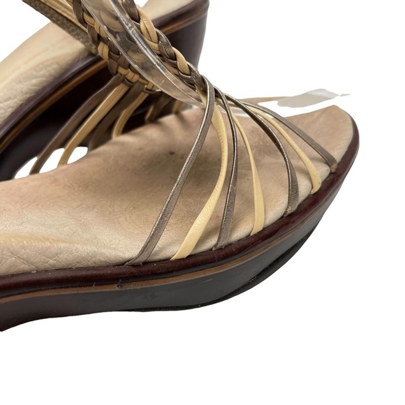 JAMBU KYIOCT11 Genuine Leather Strappy Ankle Strap Braided Sandals Clogs Shoes 9 - Picture 12 of 16